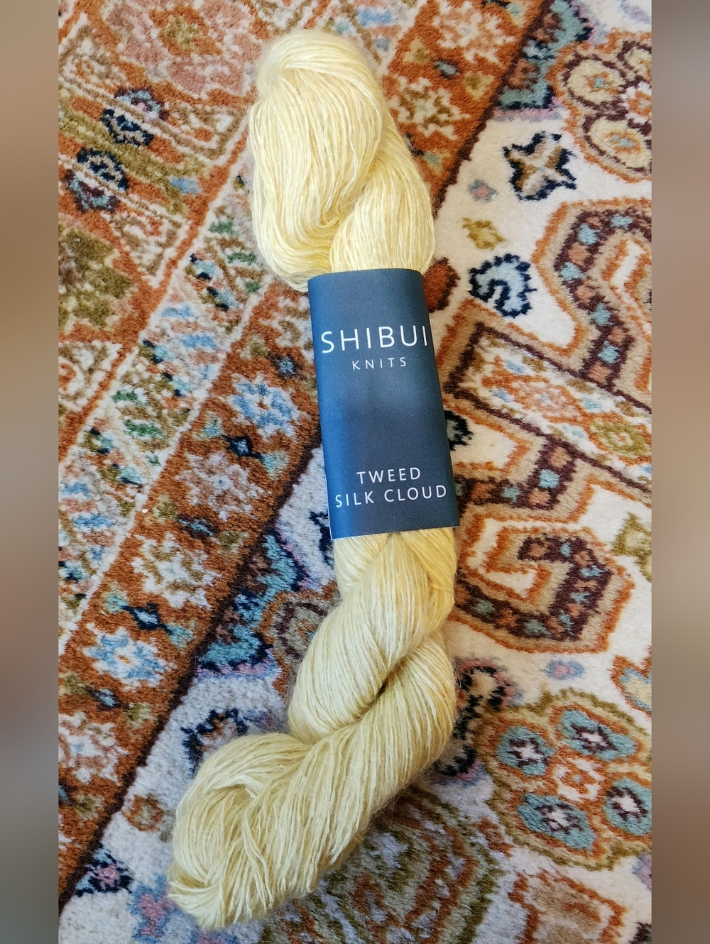 Shibui Knits Tweed Silk Cloud Yarn - Pale Yellow